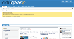 Desktop Screenshot of edugeek.net