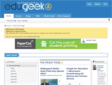 Tablet Screenshot of edugeek.net